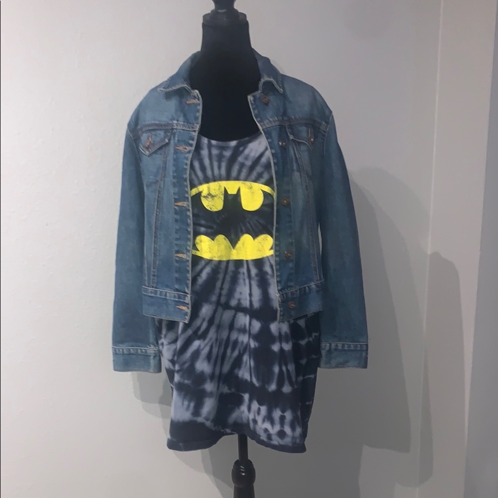 Vintage Batman Tie-Dye Dress